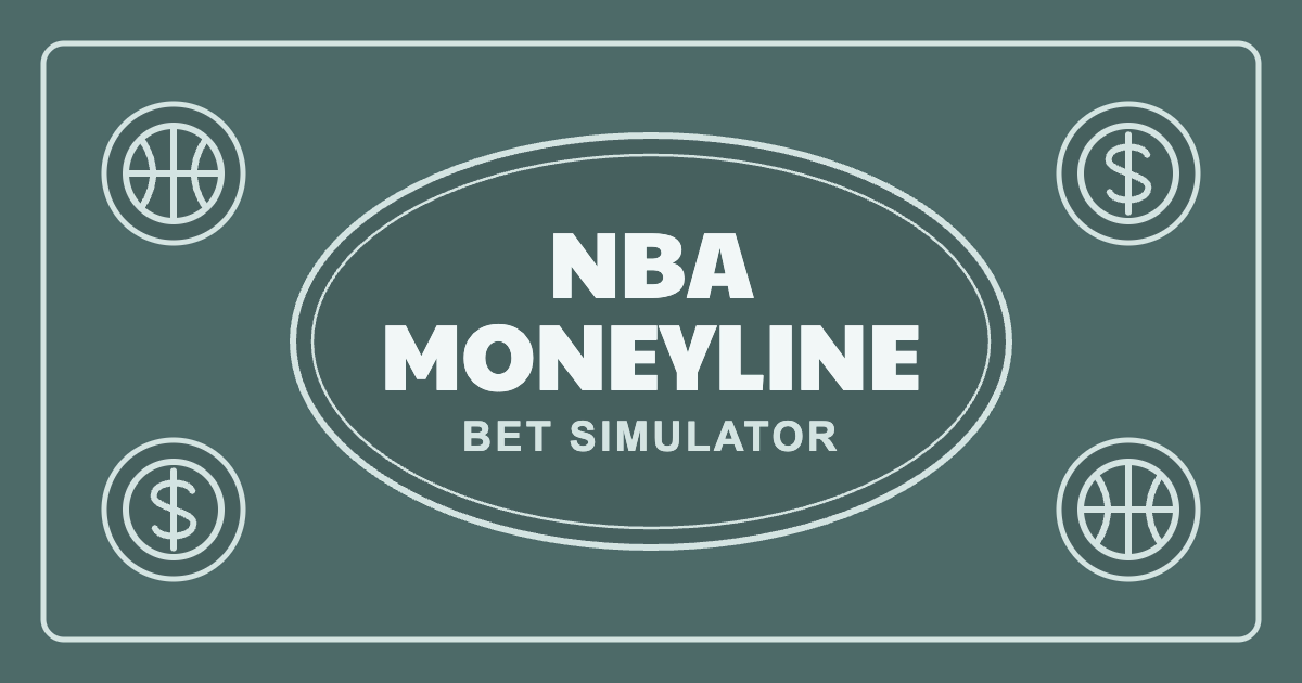 NBA Moneyline — a Tableau dashboard simulating simple NBA betting strategies