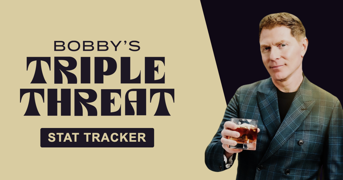 Titan Tracker — live stats for Bobby's Triple Threat on Food Network